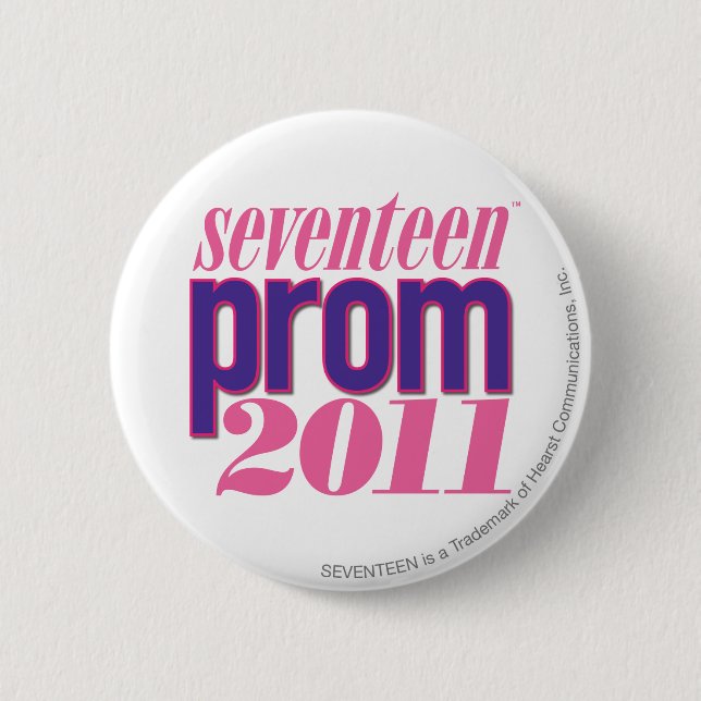 Prom 2011 - Purple Pinback Button (Front)