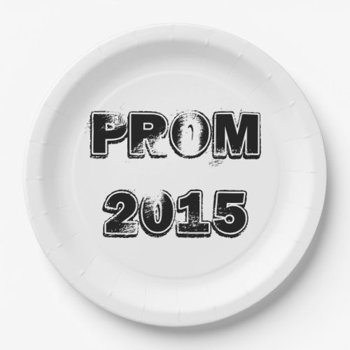 Prom 2015 paper plates