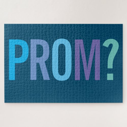 Prom Ask HerHim to the Dance Secret Message Jigs Jigsaw Puzzle
