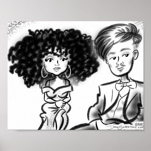 Prom Caricatures Print 2021a