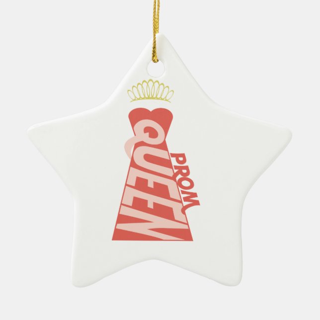 Prom Ceramic Ornament (Front)