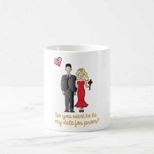 prom date coffee mug