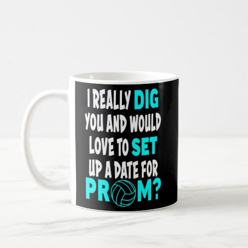 Prom Date _ Volleyball Promposal Coffee Mug