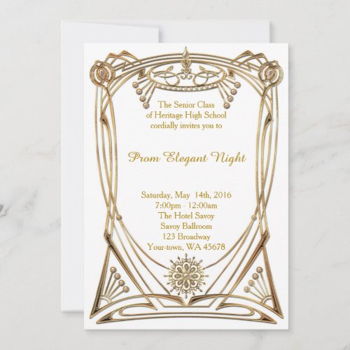 Prom Elegant Night Card