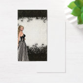 Prom girl in a black dress (Desk)
