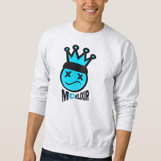 Prom King Signature Logo - Ocean Blue Sweatshirt (Front)