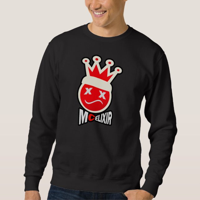 Prom King Signature Logo - Red & Cream Sweatshirt (Front)