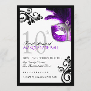 Prom Masquerade Invitation