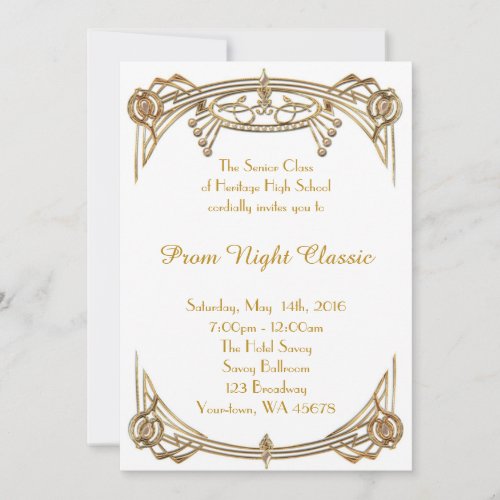 Prom Night Classic Invitation