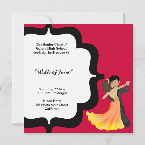 Prom Night Dance Invitation