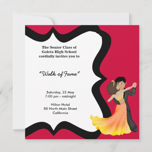 Prom Night Dance Invitation