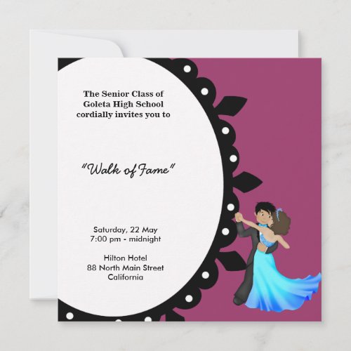 Prom Night Dance Invites