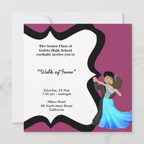 Prom Night Dance Invitation