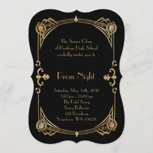Prom Night Empire style Invitation