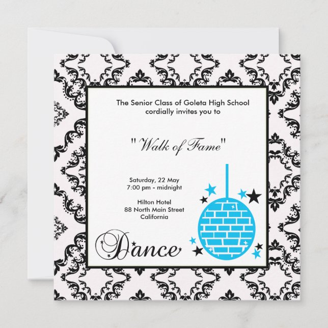 Prom Night Invitation (Front)