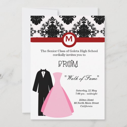 Prom Night Personalized Invite