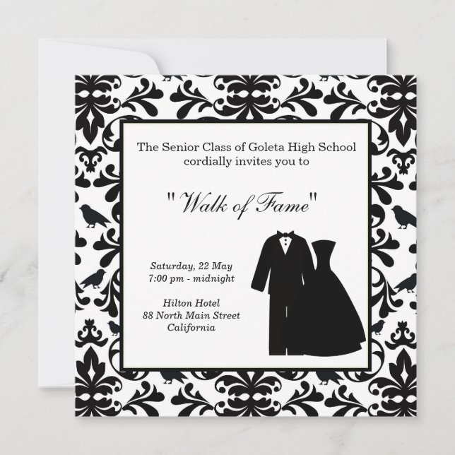 Prom Night Invitation (Front)