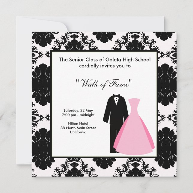 Prom Night Invitation (Front)