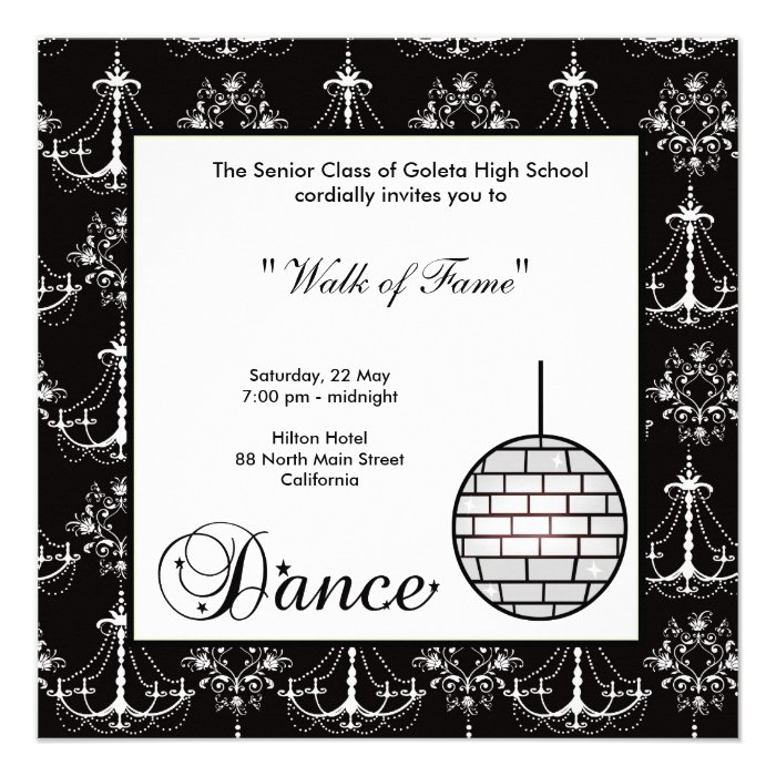 Prom Night Invitation