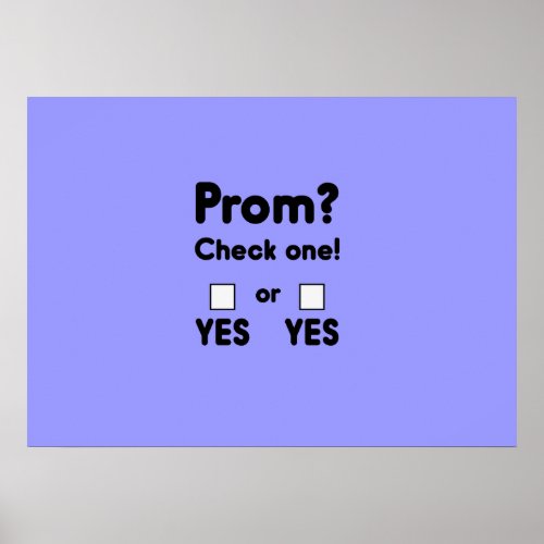 Prom night poster