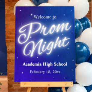 Prom Night - Under the Stars Welcome Sign