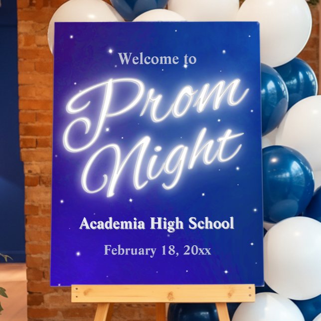 Prom Night - Under the Stars Welcome Sign (Prom Night - Under the Stars Welcome Sign)