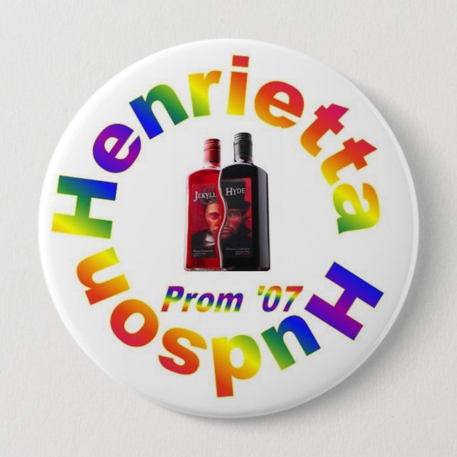 prom pinback button (Front)