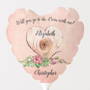 Prom Promposal School Formal Dance Boho Modern Balloon