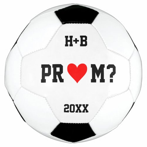 Prom Proposal Ideas Cute Soccer Promposal  Soccer Ball