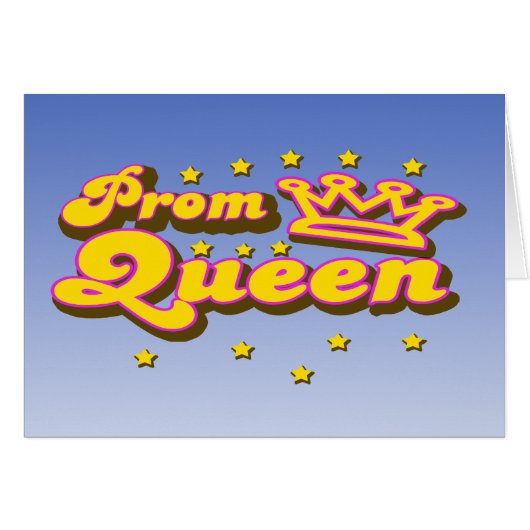 Prom Queen Cards (Front Horizontal)