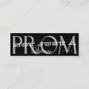 Prom Queen - Social Media Personal Card