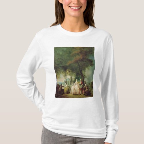 Promenade at Longchamp c1760 T_Shirt