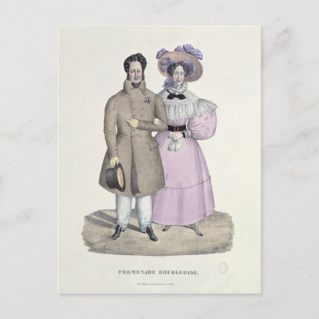 Promenade Bourgeoise Postcard (Front)