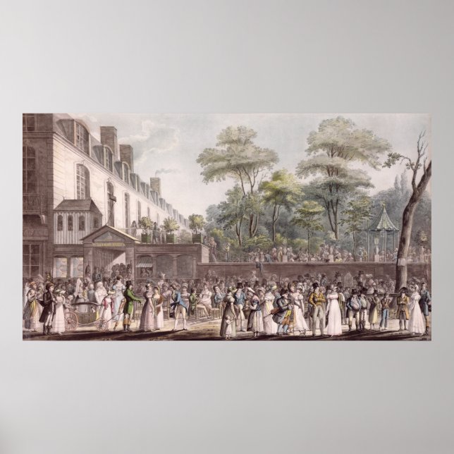 Promenade in the Turkish Garden Poster (Front)