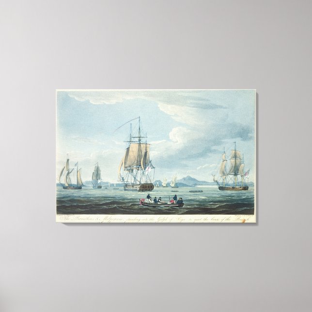 Prometheus and the Melpomene in the Gulf of Riga Canvas Print (Front)
