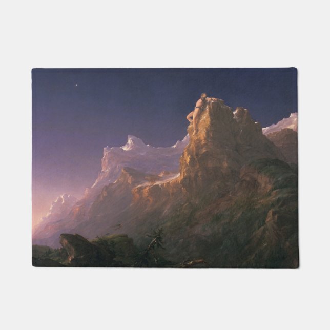 Prometheus Bound (by Thomas Cole) Doormat (Front)