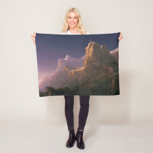 Prometheus Bound (by Thomas Cole) Fleece Blanket