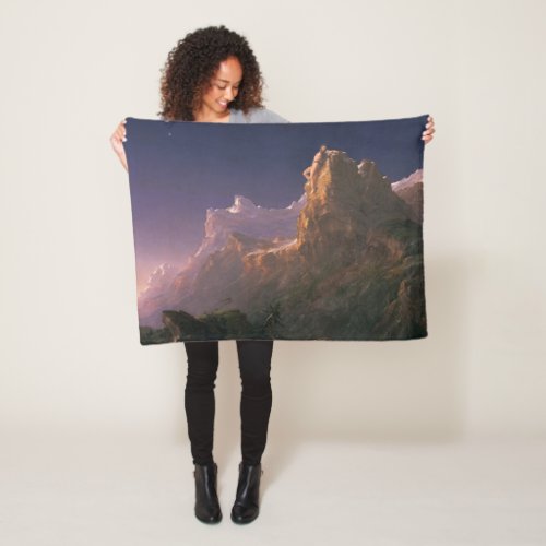 Prometheus Bound by Thomas Cole Fleece Blanket