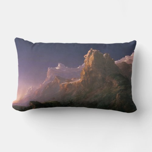 Prometheus Bound by Thomas Cole Lumbar Pillow