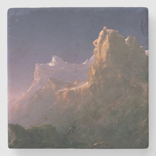 Prometheus Bound by Thomas Cole Stone Coaster