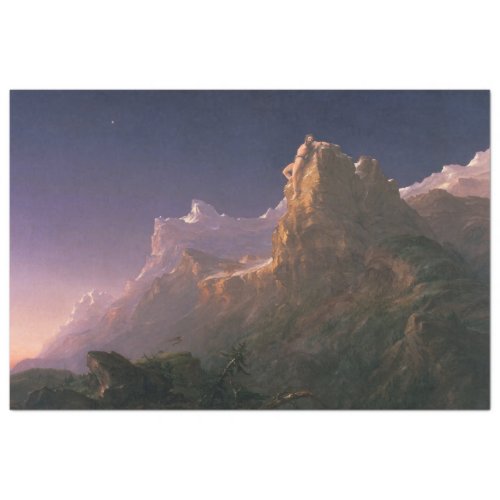 Prometheus Bound by Thomas Cole Tissue Paper