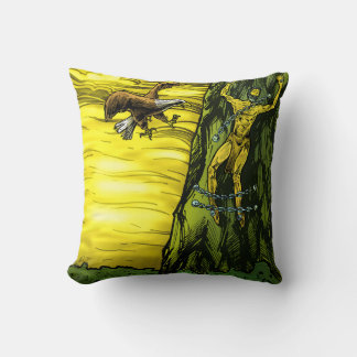 Prometheus's Punishment Throw Pillow