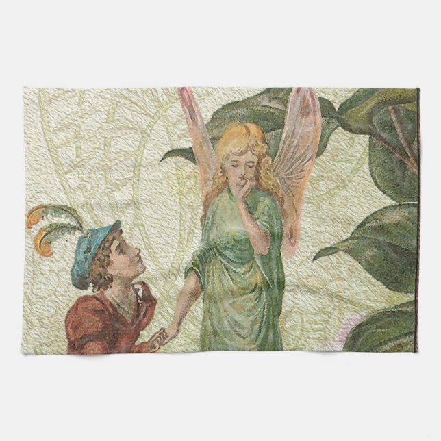 Promise - Courting an Angel Kitchen Towel (Horizontal)