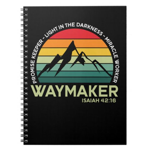 Promise Keeper Light In The Darkness Miracle Worke Notebook