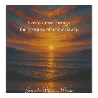 Promise of a New Dawn – GFaux Wrapped Canvas Print
