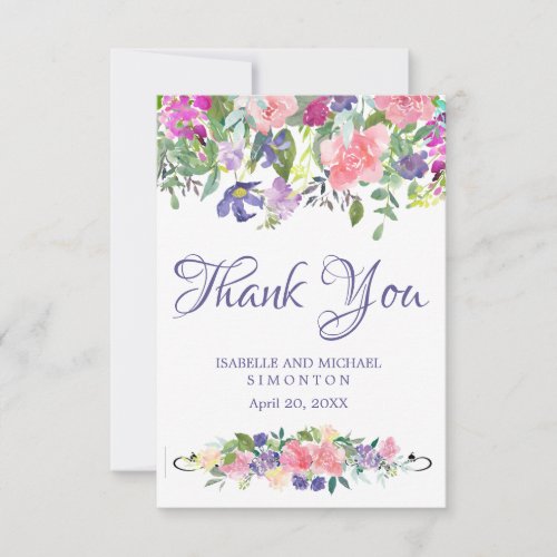 Promise of Spring Custom Wedding Thank You Notes Invitation