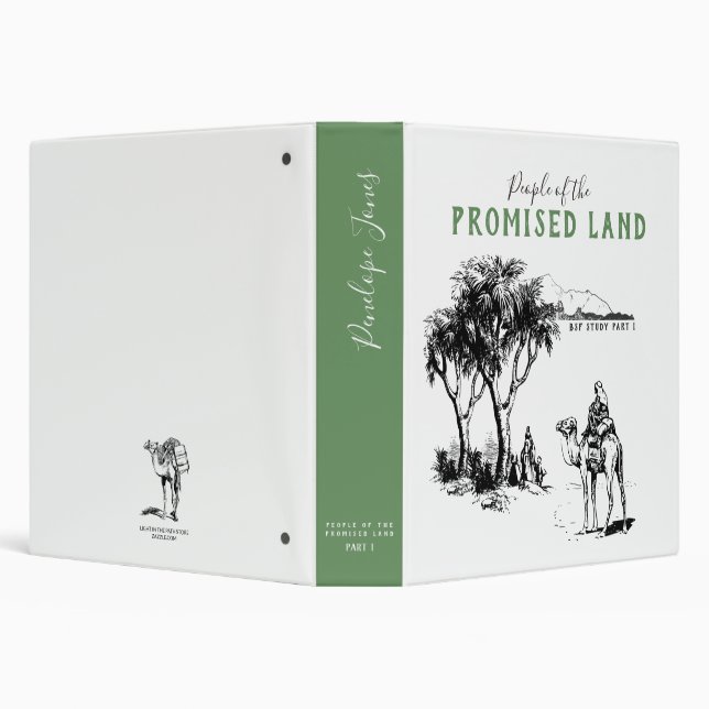 Promised Land Bible Study 3 Ring Binder (Background)