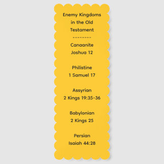 Promised Land Enemies and Enemy Kingdoms Bookmarks