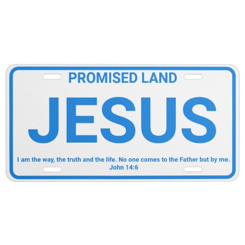 Promised Land License Plate