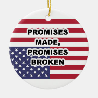 "Promises Made, Promises Broken" Necklace or Ceramic Ornament